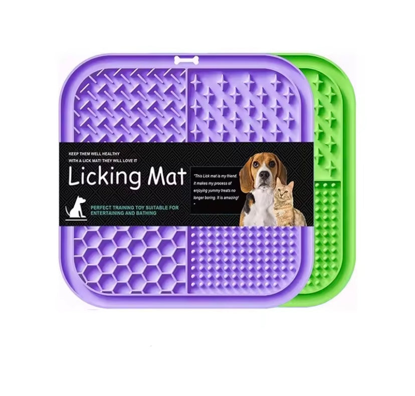 Dog licking Matt